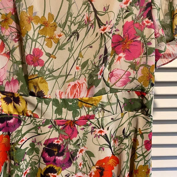 NorthStyle Dress Spring Floral Chiffon Hi Low Hem 6/8 EUC - Picture 4 of 11